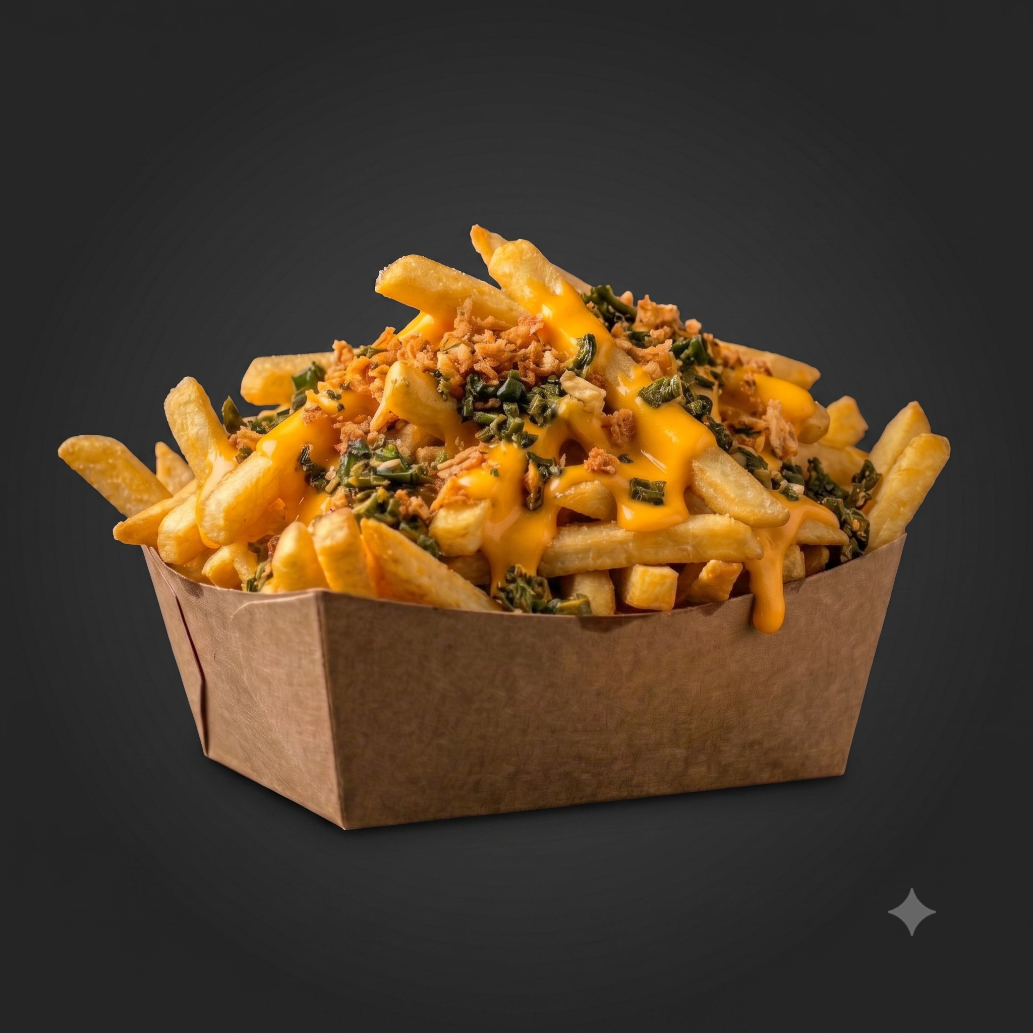 Papas fritas fuego