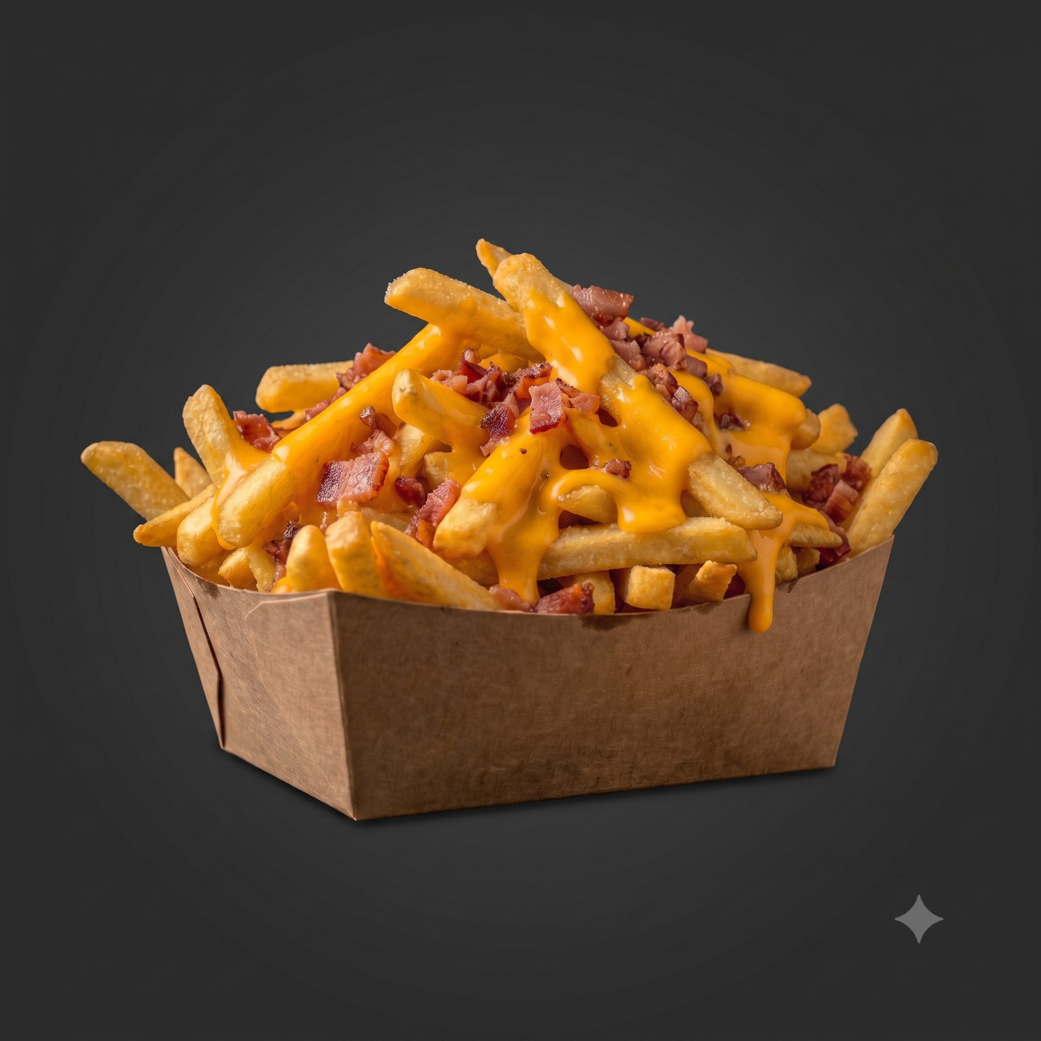 Papas fritas tocino